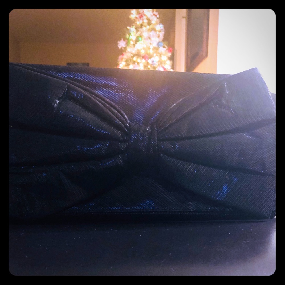 Betsey Johnson bow clutch